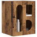 Sengebord Gammelt træ 40 x 35 x 50 cm Konstrueret træ