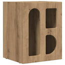 Sengebord 2 pcs Artisan Egetræ 40 x 35 x 50 cm Konstrueret træ