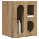 Sengebord 2 pcs Artisan Egetræ 40 x 35 x 50 cm Konstrueret træ