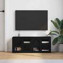 TV-skab Sort 100 x 35 x 40 cm Konstrueret træ