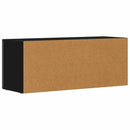 TV-skab Sort 100 x 35 x 40 cm Konstrueret træ