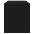 TV-skab Sort 100 x 35 x 40 cm Konstrueret træ