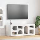 TV-skab Høj gloss hvid 100 x 35 x 40 cm Konstrueret træ