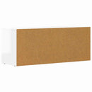TV-skab Høj gloss hvid 100 x 35 x 40 cm Konstrueret træ