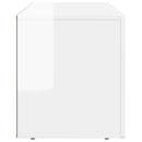 TV-skab Høj gloss hvid 100 x 35 x 40 cm Konstrueret træ