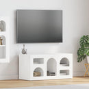 TV-skab Hvid 80 x 35 x 40 cm Konstrueret træ