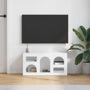 TV-skab Hvid 80 x 35 x 40 cm Konstrueret træ