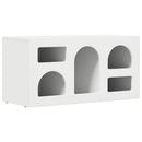 TV-skab Hvid 80 x 35 x 40 cm Konstrueret træ