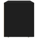 TV-skab Sort 80 x 35 x 40 cm Konstrueret træ