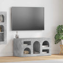 TV-skab Beton Grå 80 x 35 x 40 cm Konstrueret træ