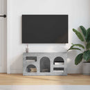 TV-skab Beton Grå 80 x 35 x 40 cm Konstrueret træ