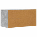 TV-skab Beton Grå 80 x 35 x 40 cm Konstrueret træ