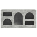 TV-skab Beton Grå 80 x 35 x 40 cm Konstrueret træ