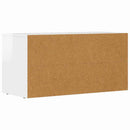 TV-skab Høj gloss hvid 80 x 35 x 40 cm Konstrueret træ