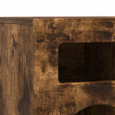 TV-skab Røget eg 80 x 35 x 40 cm Konstrueret træ