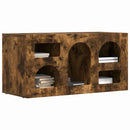 TV-skab Røget eg 80 x 35 x 40 cm Konstrueret træ