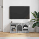 TV-skab Grå Sonoma 80 x 35 x 40 cm Konstrueret træ