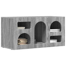 TV-skab Grå Sonoma 80 x 35 x 40 cm Konstrueret træ