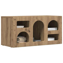 TV-skab Artisan Egetræ 80 x 35 x 40 cm Konstrueret træ