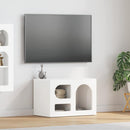 TV-skab Hvid 60 x 35 x 40 cm Konstrueret træ