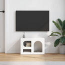 TV-skab Hvid 60 x 35 x 40 cm Konstrueret træ