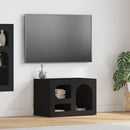 TV-skab Sort 60 x 35 x 40 cm Konstrueret træ