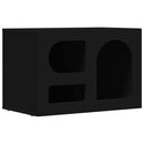TV-skab Sort 60 x 35 x 40 cm Konstrueret træ