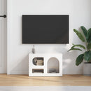 TV-skab Høj gloss hvid 60 x 35 x 40 cm Konstrueret træ