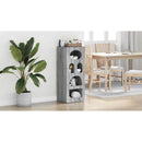 Sideboard Grå Sonoma 40 x 35 x 100,5 cm Konstrueret træ