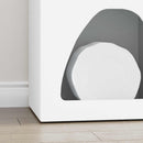 Sideboard Hvid 40 x 35 x 100.5 cm Konstrueret træ