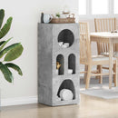 Sideboard Beton Grå 40 x 35 x 100.5 cm Konstrueret træ