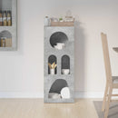 Sideboard Beton Grå 40 x 35 x 100.5 cm Konstrueret træ
