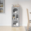 Sideboard Grå Sonoma 40 x 35 x 100.5 cm Konstrueret træ