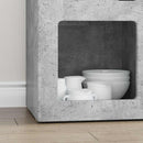 Sideboard Beton Grå 59 x 35 x 80.5 cm Konstrueret træ