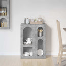 Sideboard Beton Grå 59 x 35 x 80.5 cm Konstrueret træ