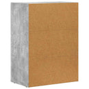Sideboard Beton Grå 59 x 35 x 80.5 cm Konstrueret træ