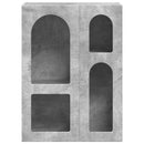 Sideboard Beton Grå 59 x 35 x 80.5 cm Konstrueret træ