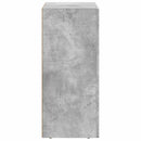 Sideboard Beton Grå 59 x 35 x 80.5 cm Konstrueret træ