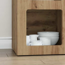 Sideboard ELST Artisan Egetræ 59 x 35 x 80.5 cm Konstrueret træ