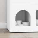 Sideboard Hvid 80,5 x 35 x 59 cm Konstrueret træ