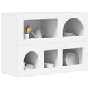 Sideboard Hvid 80,5 x 35 x 59 cm Konstrueret træ