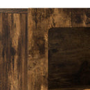 Sideboard ELST Røget eg 80,5 x 35 x 59 cm Konstrueret træ