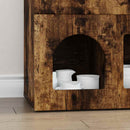 Sideboard ELST Røget eg 80,5 x 35 x 59 cm Konstrueret træ