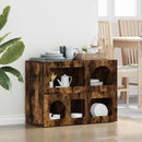 Sideboard ELST Røget eg 80,5 x 35 x 59 cm Konstrueret træ