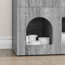 Sideboard ELST Grå Sonoma 80,5 x 35 x 59 cm Konstrueret træ
