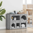 Sideboard ELST Grå Sonoma 80,5 x 35 x 59 cm Konstrueret træ