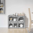 Sideboard ELST Grå Sonoma 80,5 x 35 x 59 cm Konstrueret træ
