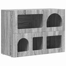 Sideboard Grå Sonoma 80,5 x 35 x 59 cm Konstrueret træ