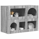 Sideboard ELST Grå Sonoma 80,5 x 35 x 59 cm Konstrueret træ