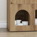 Sideboard Artisan Egetræ 80,5 x 35 x 59 cm Konstrueret træ